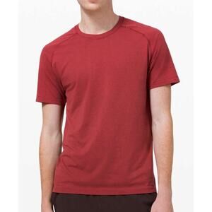 lululemon athletica Red Short Sleeve Tee